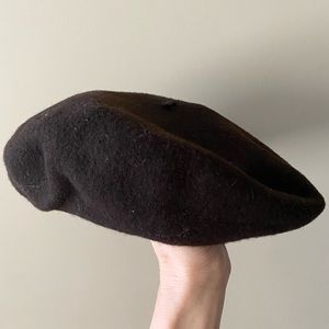 Vintage 1980s men’s beret - Basque French 100% wool